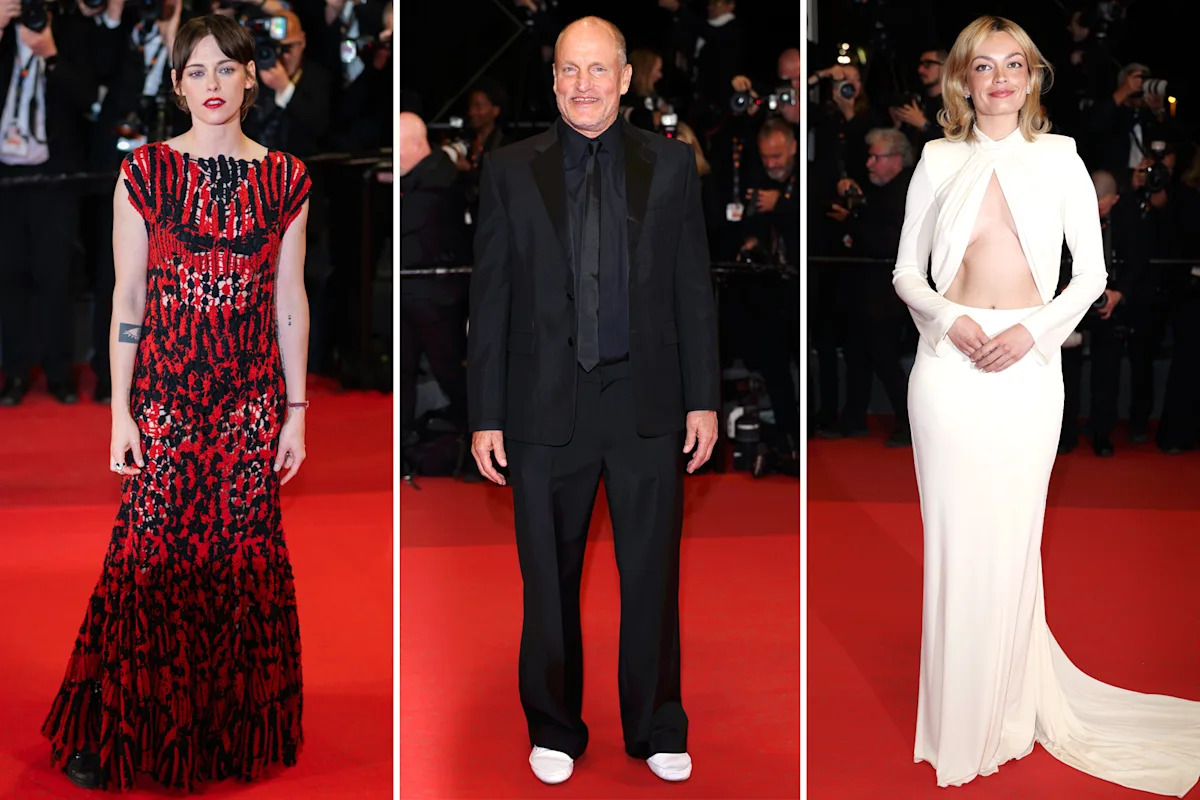 ‘Full Phil’ premiere red carpet at Cannes Film Festival 2026: Kristen Stewart, Woody Harrelson, Emma Mackey and more